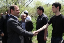 Երևանի քաղաքապետ Տարոն Մարգարյանը աշխատանքային շրջայց է կատարել Նոր Նորք վարչական շրջանում 