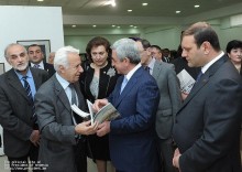 Սերժ Սարգսյանը մասնակցել է վիրահայ նկարիչների` «Հայրենիքիս կանչով» խորագիրը կրող ցուցահանդեսի բացմանը