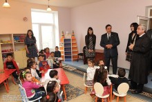 Սերժ Սարգսյանը ծանոթացավ Ամասիայի մանկապարտեզի հիմնանորոգման աշխատանքներին
