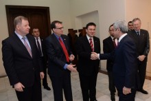 PRESIDENT HELD A MEETING WITH THE AMBASSADORS OF THE OSCE PARTICIPATING STATES ACCREDITED TO ARMENIA