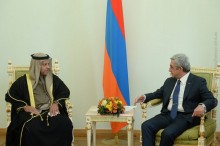 NEWLY-APPOINTED UAE AMBASSADOR TO ARMENIA PRESENTS HIS CREDENTIALS TO PRESIDENT