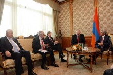 PRESIDENT SERZH SARGSYAN RECEIVES OSCE MINSK GROUP CO-CHAIRS