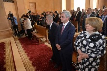 ՆԱԽԱԳԱՀ ՍԵՐԺ ՍԱՐԳՍՅԱՆԸ ՆԵՐԿԱ Է ԳՏՆՎԵԼ ՍԲ. ԱՆՆԱ ԵԿԵՂԵՑՈՒ ՕԾՄԱՆ ԱՐԱՐՈՂՈՒԹՅԱՆԸ