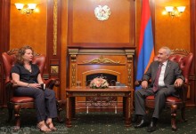 President of the National Assembly Receives the Head of the CoE Office in Yerevan