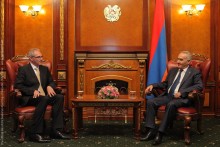 Galust Sahakyan Receives the Newly Appointed Ambassador of Germany to Armenia