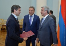 RECEPTION AND AWARD CEREMONY ARE HELD AT PRESIDENTIAL PALACE ON 6TH PAN-ARMENIAN SUMMER GAMES