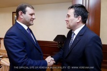 Mayor Taron Margaryan met with the head of the EU Delegation in Armenia, Ambassador Traian Hristea