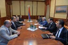 PRESIDENT SERZH SARGSYAN MET WITH THE REPRESENTATIVES OF "CONSTITUTIONAL LAW” UNION PARTY