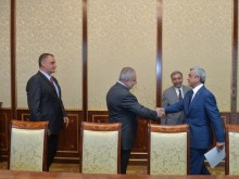 PRESIDENT SERZH SARGSYAN MET WITH THE REPRESENTATIVES OF PAN-ARMENIAN NATIONAL MOVEMENT PARTY