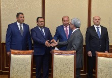PRESIDENT SERZH SARGSYAN MET WITH THE REPRESENTATIVES OF RULE OF LAW PARTY