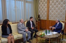 PRESIDENT RECEIVES THE REPRESENTATIVES OF THE VENICE COMMISSION