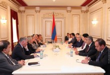 Galust Sahakyan Receives the Parliamentary Delegation of Belgium