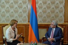 PRESIDENT RECEIVES UNITED KINGDOM’S AMBASSADOR TO ARMENIA KATHERINE LEACH