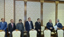 CONSULTATIONS ON THE CONSTITUTIONAL REFORMS ARE GOING ON AT THE PRESIDENTIAL PALACE
