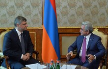 PRESIDENT RECEIVES PRESIDENT OF JSC RUSSIAN RAILWAYS OLEG BELOZEROV