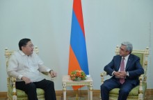 PHILIPPINES’ NEWLY-APPOINTED AMBASSADOR TO ARMENIA PRESENTS HIS CREDENTIALS TO PRESIDENT