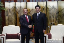 PM Abrahamyan Meets with Shaanxi Province Communist Party Secretary