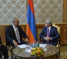 Նախագահն ընդունել է Ֆրանկոֆոնիայի միջազգային կազմակերպության համաժողովում Ֆրանսիայի պատվիրակության ղեկավար Արլեմ Դեզիրին