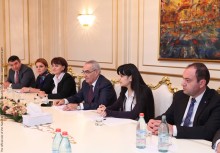 RA NA President Receives the Members of the International Organisation of La Francophonie