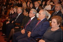 President attends Charles Aznavour’s concert