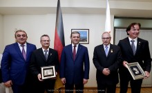 A meeting with the mayors of some German cities