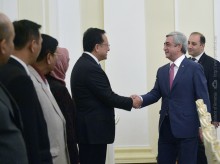 President receives Indonesian parliamentary delegation