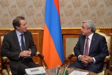 PRESIDENT RECEIVES WORLD BANK’S NEWLY-APPOINTED VICE PRESIDENT FOR EUROPE AND CENTRAL ASIA CYRIL MULLER