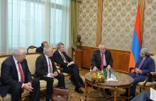 PRESIDENT SERZH SARGSYAN RECEIVES OSCE MINSK GROUP CO-CHAIRS