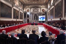 Galust Sahakyan Delivers a Speech in the Session of the Venice Commission