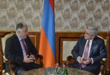 THE PRESIDENT OF ARMENIA RECEIVED THE AMBASSADOR EXTRAORDINARY AND PLENIPOTENTIARY OF THE REPUBLIC OF IRAQ TO ARMENIA GHAZI TAHER KHALED WHO IS CONCLUDING HIS MISSION IN OUR COUNTRY