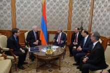 PRESIDENT SERZH SARGSYAN RECEIVED DELEGATION OF THE EUROPEAN ATHLETICS FEDERATION