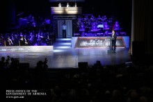 Վարչապետը մասնակցել է Գյումրիի Վարդան Աճեմյանի անվան պետական դրամատիկական թատրոնի 150-ամյա հոբելյանին նվիրված տոնական միջոցառմանը