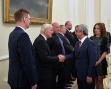 PRESIDENT RECEIVED DELEGATION HEADED BY THE PRESIDENT OF THE CHAMBER OF DEPUTIES OF THE CZECH REPUBLIC JAN HAMACEK