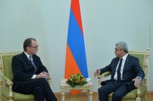THE NEWLY APPOINTED AMBASSADOR OF THE NETHERLANDS PRESENTED HIS CREDENTIALS TO THE PRESIDENT OF ARMENIA