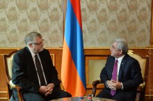 PRESIDENT RECEIVED HERBERT SALBER, EU SPECIAL REPRESENTATIVE FOR THE SOUTH CAUCASUS AND THE CRISIS IN GEORGIA