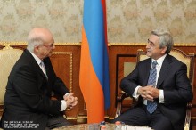 Սերժ Սարգսյանն ընդունել է Սևծովյան տնտեսական համագործակցության կազմակերպության գլխավոր քարտուղարին
