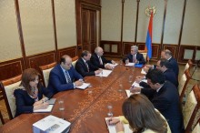 PRESIDENT INVITED A MEETING ON THE AGENDA OF THE ARMENIAN-GERMAN ECONOMIC COOPERATION