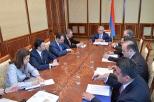 PRESIDENT HELD CONSULTATIONS ON THE ARMENIAN-ARGENTINEAN COOPERATION AGENDA