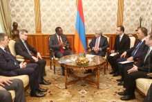 PRESIDENT RECEIVED DIRECTOR GENERAL OF THE UNIVERSAL POSTAL UNION