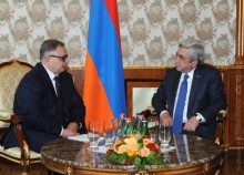 PRESIDENT RECEIVED THE NEWLY APPOINTED HEAD OF THE OSCE OFFICE IN YEREVAN ARGO AVAKOV