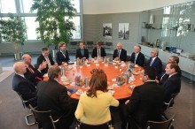 PRESIDENT SERZH SARGSYAN MET WITH THE PRESIDENT OF THE GERMAN BUNDESTAG NORBERT LAMMERT