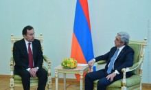 NEW APPOINTED AMBASSADOR OF TAJIKISTAN PRESENTED HIS CREDENTIALS TO THE PRESIDENT