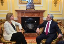 PRESIDENT SARGSYAN IN VIENNA MET WITH THE EU HIGH REPRESENTATIVE, VICE-PRESIDENT OF THE EUROPEAN COMMISSION FEDERICA MOGHERINI