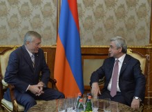 PRESIDENT SARGSYAN RECEIVED THE SECRETARY GENERAL OF THE CSTO NIKOLAY BORDYUZHA