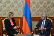 PRESIDENT SERZH SARGSYAN RECEIVED THE US ASSISTANT SECRETARY OF STATE FOR EUROPEAN AND EURASIAN AFFAIRS BRIDGET BRINK