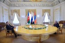 IN SAINT PETERSBURG PRESIDENTS OF ARMENIA, RUSSIA AND AZERBAIJAN MADE A JOINT STATEMENT