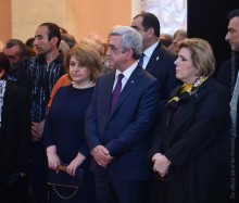 PRESIDENT SERZH SARGSYAN PAID LAST TRIBUTE TO THE RA PEOPLE’S ARTIST OPHELIA HAMBARDZUMIAN