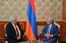  AMBASSADOR OF BULGARIA HELD A FAREWELL MEETING WITH THE PRESIDENT OF ARMENIA