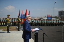 PRESIDENT ATTENDED THE INAUGRATION OF A NEW UNIT OF THE V. SARKISSIAN MILITARY UNIVERSITY COMMAND AND STAFF DEPARTMENT