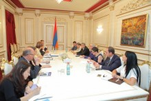 Galust Sahakyan Receives Belgian Parliamentarians